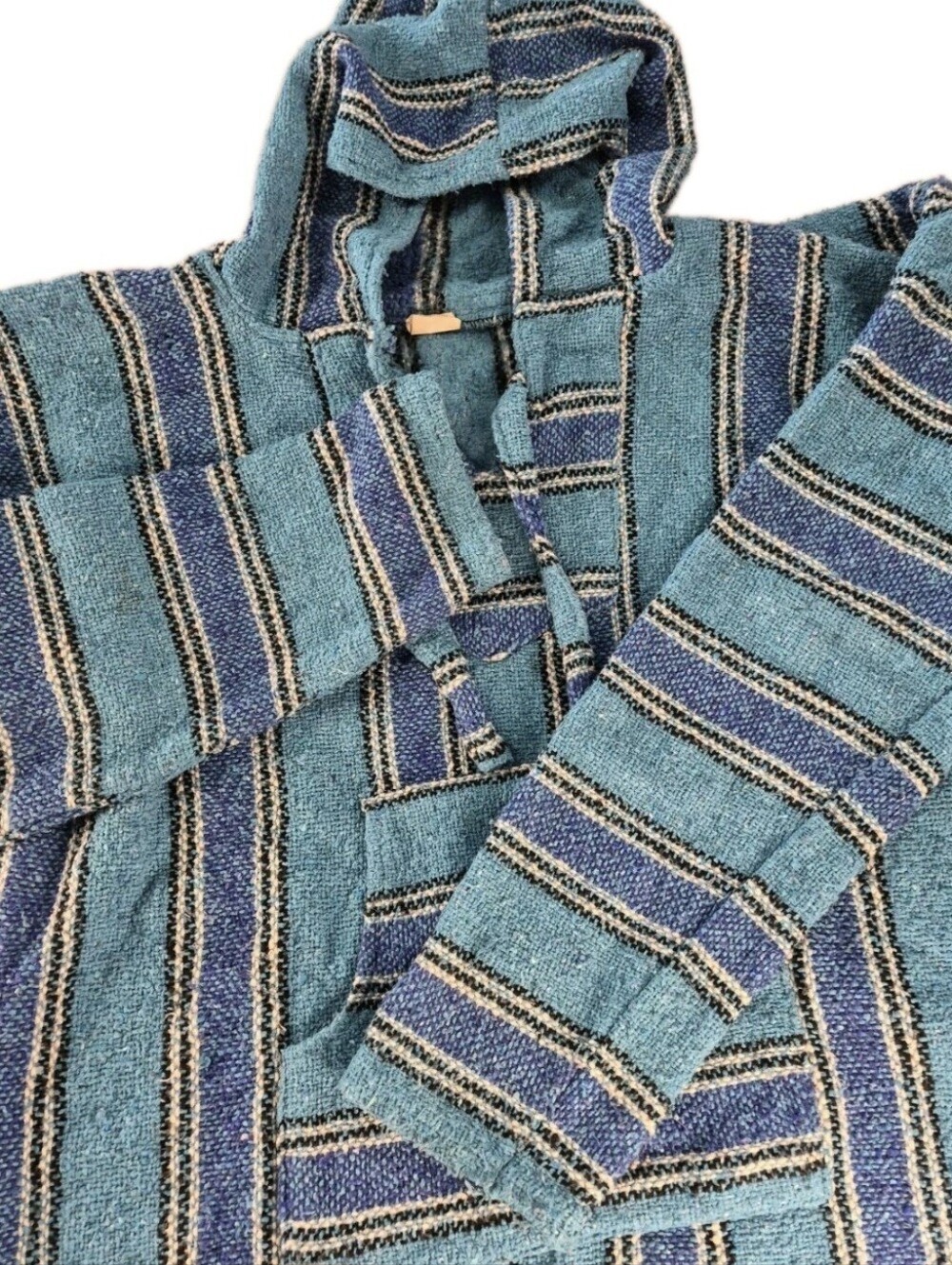El Paso Saddle Blanket Company Mens Hoodie Sz L Southwestern Cowboy
